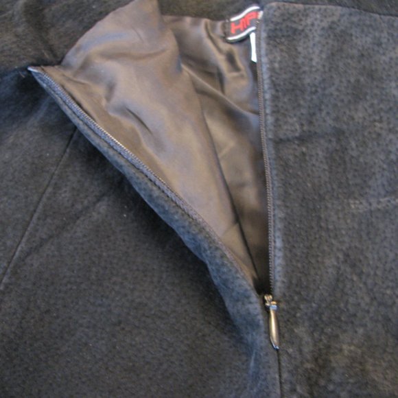 Hypo Active 100% Leather Suede Women's Black Pants Size 20 New with Tags - Picture 4 of 16